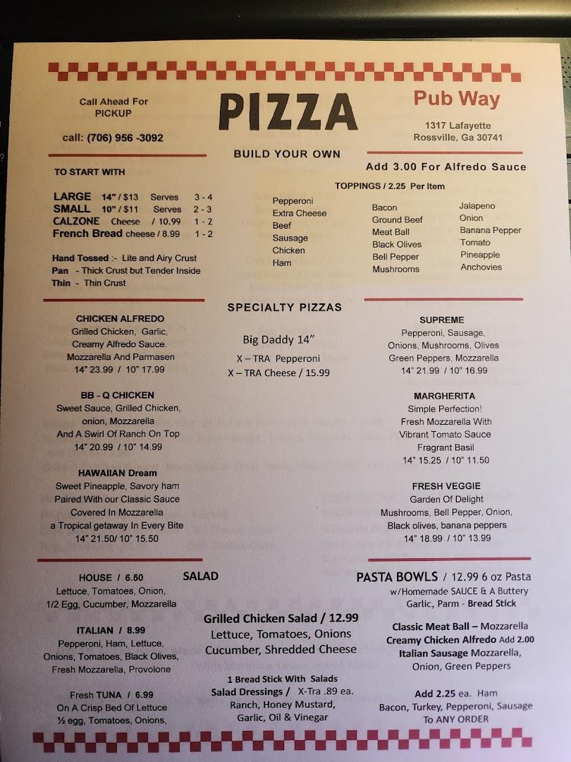 PubWay - From The Crust Up